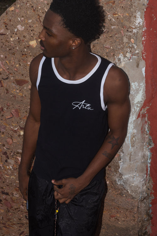 MONARCH ESSENTIALS TANK TOP  {BLACK}