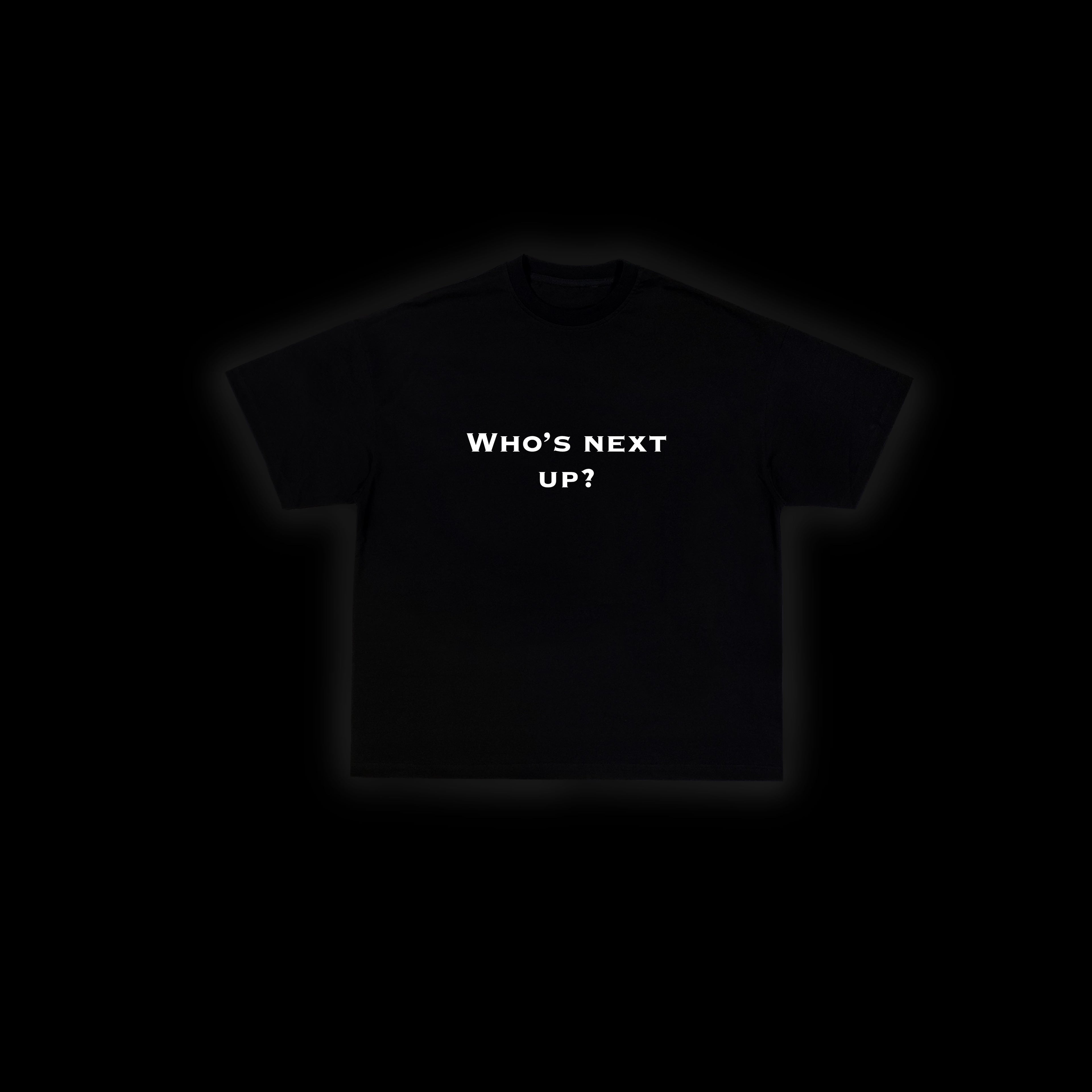 WHO NEXT TEE {BLACK}